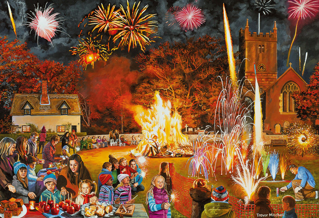 Gibsons: Village Celebrations (4 x 500pc Puzzle)