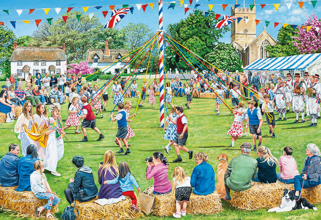 Gibsons: Village Celebrations (4 x 500pc Puzzle)