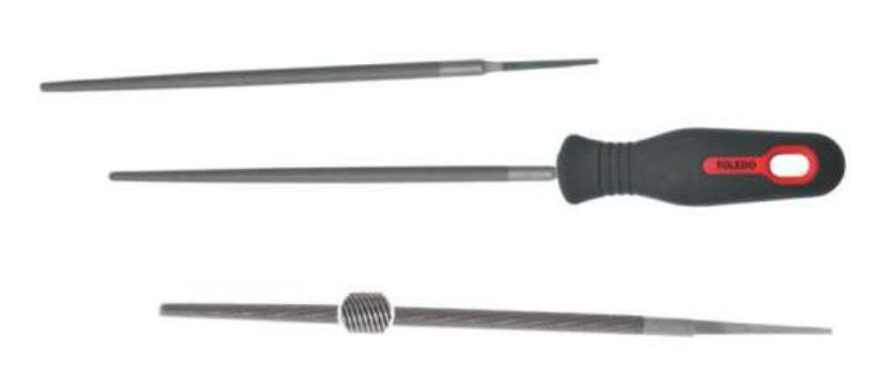 Toledo Engineer's File Round Smooth 200mm-200mm (Each)