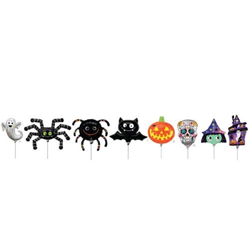 Halloween MiniShape Foil Balloon Mix 20 Pack - Anagram