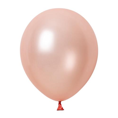 Pearl Rose Gold Latex Balloons 12cm 50 Pack - Anagram Australia