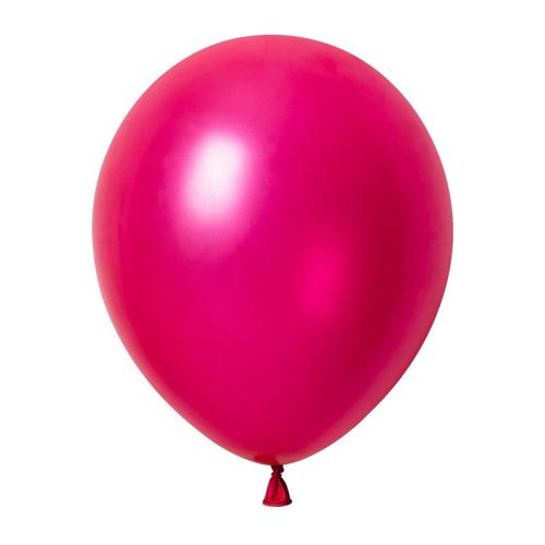 Metallic Fuchsia Latex Balloons 30cm 100 Pack - Anagram Australia