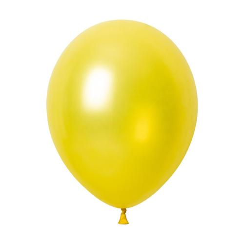 Metallic Yellow Latex Balloons 30cm 100 Pack - Anagram Australia