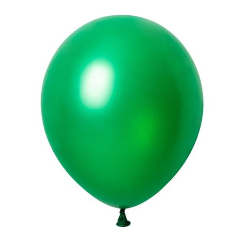 Metallic Forest Green Latex Balloons 30cm 100 Pack - Anagram Australia