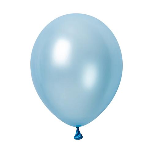Pearl Blue Latex Balloons 30cm 100 Pack - Anagram Australia