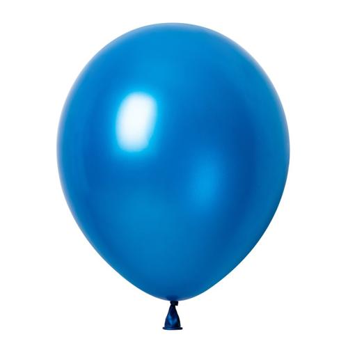 Metallic Blue Latex Balloons 30cm 100 Pack - Anagram Australia