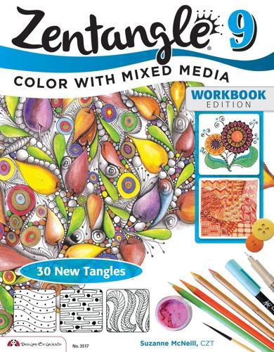 Zentangle 9: Adding Beautiful Colors with Mixed Media