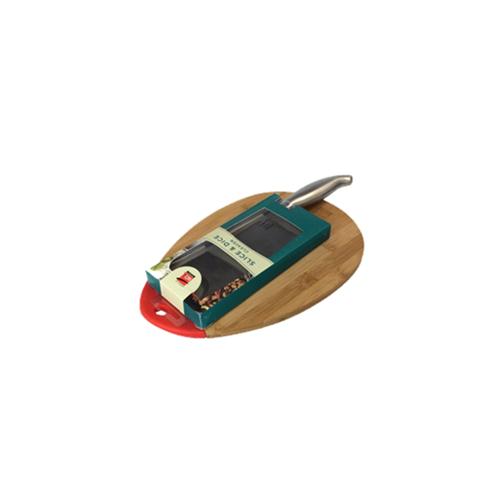 Cleaver & Bamboo Chopping Board Set - School of Wok