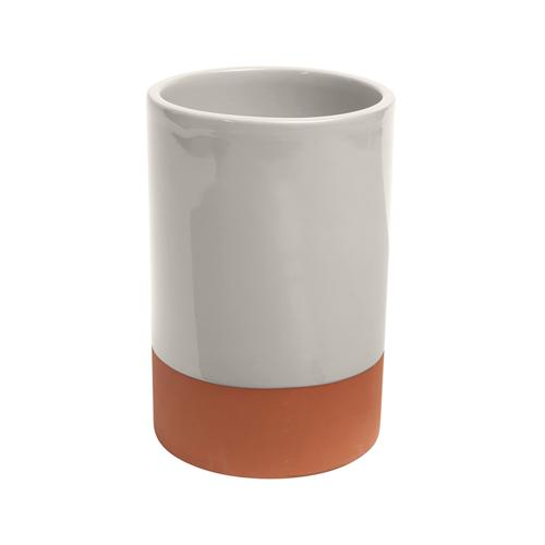 Sintra Glazed Terracotta Wine Cooler - Stone - Dexam