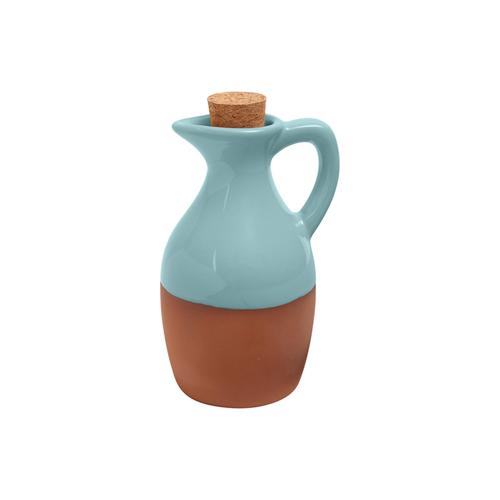 Sintra Glazed Terracotta 150ml Oil Drizzler - Duck Egg - Dexam