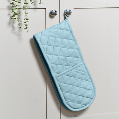 Love Colour Double Oven Gloves - Duck Egg - Dexam