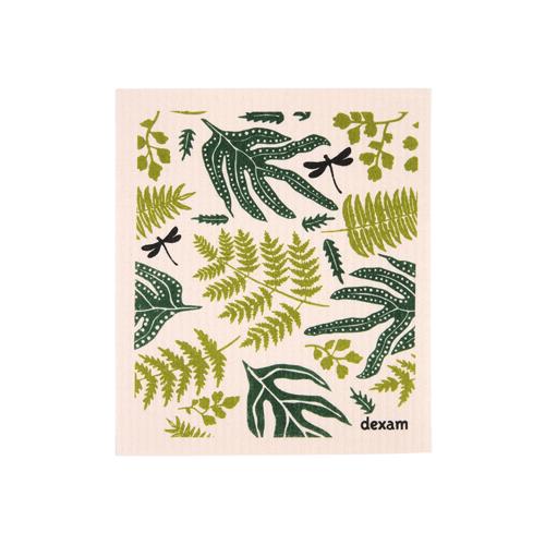 Swedish Dishcloth - Fern Print - Dexam