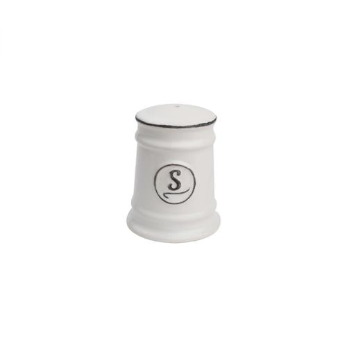 Pride of Place Ceramic Salt Shaker - White - T&G