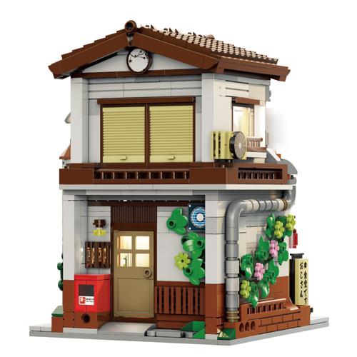 Japanese Canteen Building Set With USB Light - CaDA