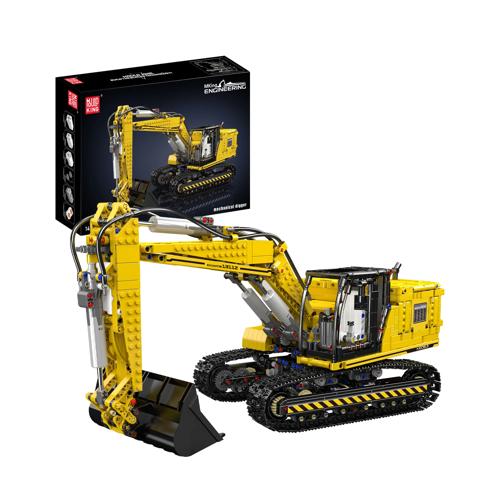 Tracked Excavator RC Building Set 1,830 Pieces - Mould King