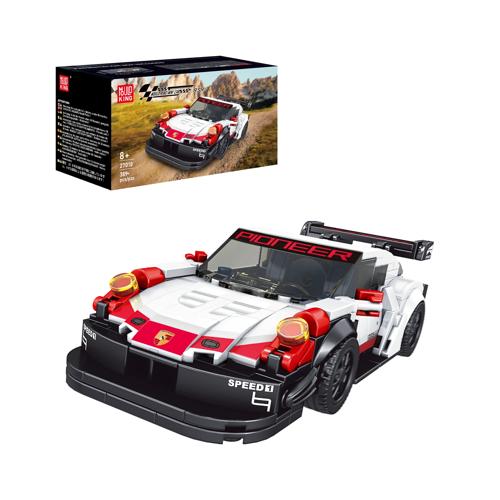 PR 911 Sports Car Building Set With Display Case 349 Pieces - Mould King