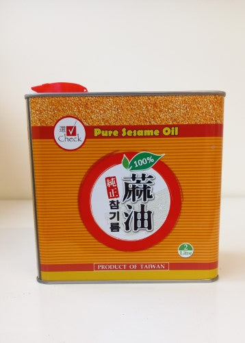 Oil Sesame Seed Pure 2l Tin Check  - TIN