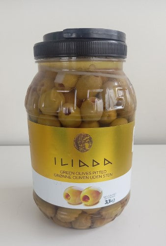 Olives Green Whole Iliada  3.1kg Dw1.8kg  - JAR