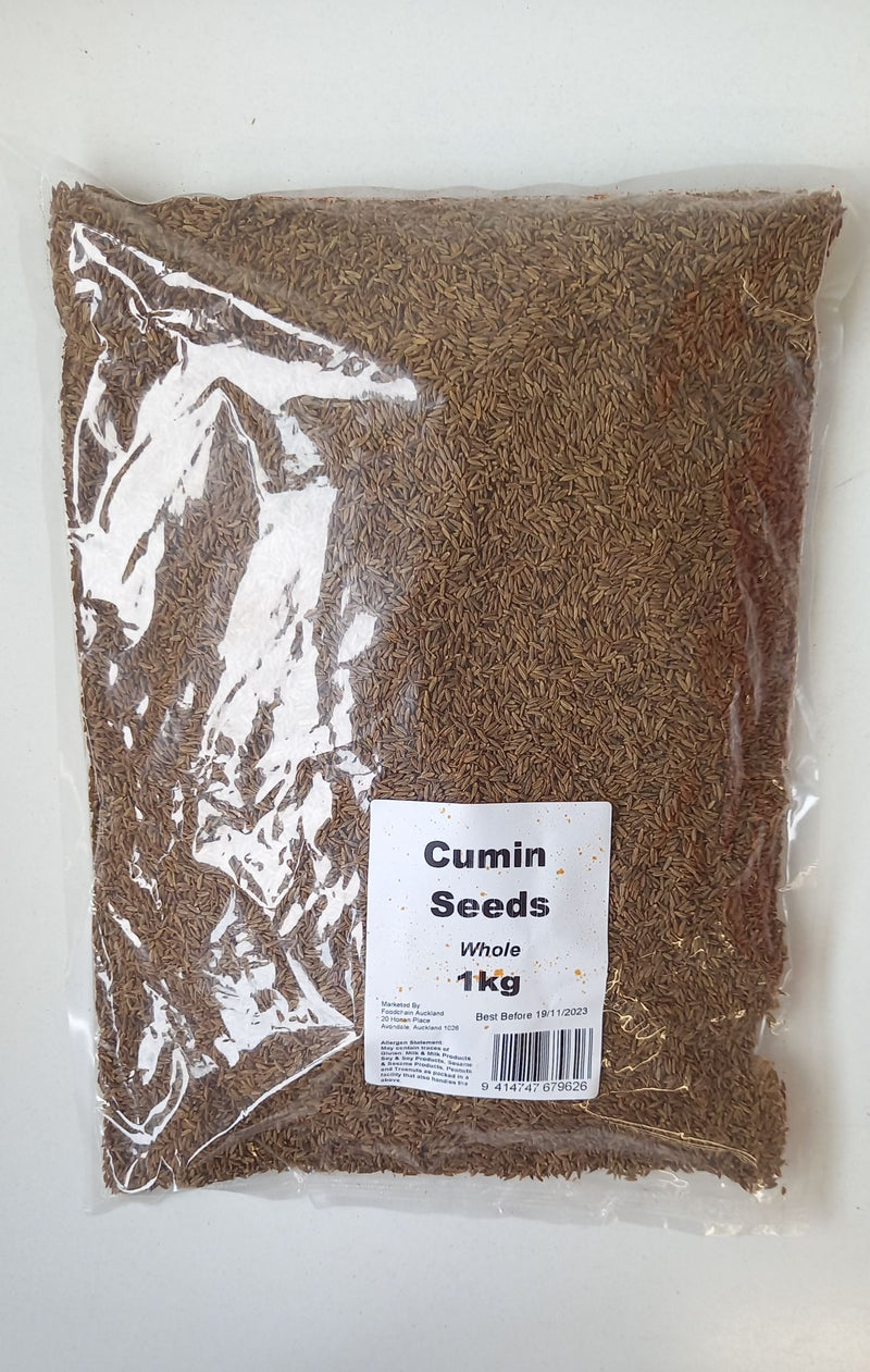 Cumin Seeds Whole 1kg  - Packet