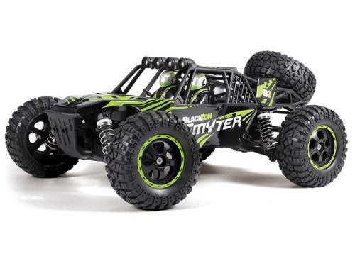 Radio Control 1/12 RTR EP Smyter 4WD DB Green, a powerful desert buggy with 4WD, independence suspension, and splashproof design.