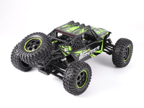 Radio Control 1/12 RTR EP Smyter 4WD DB Green, a rugged desert buggy with 4WD, adjustable suspension, and splashproof design.
