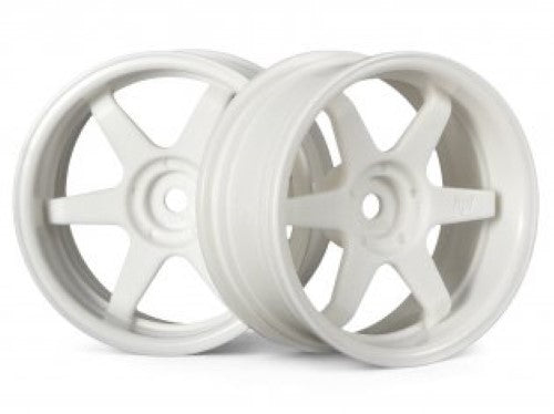 Radio Control - 1/10 W: TE37 26mm White 6off