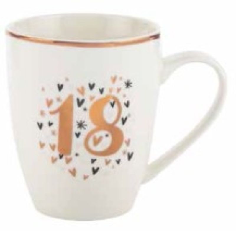 BULLET MUG - 18TH PASTEL HEART (12OZ)