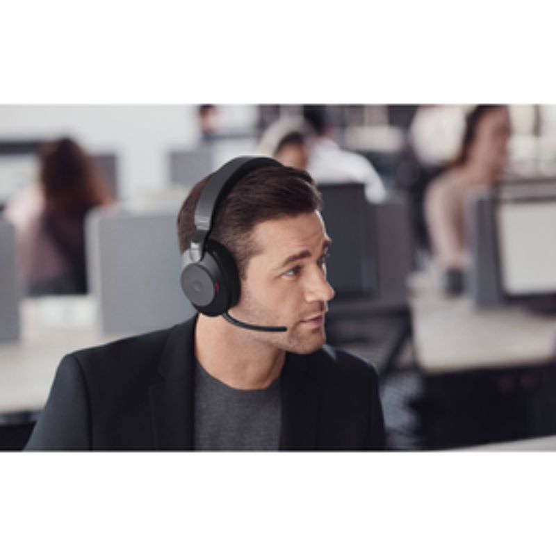 Jabra Evolve2 85 Headset - Stereo - Wireless - Bluetooth - Over-the-head - Bina