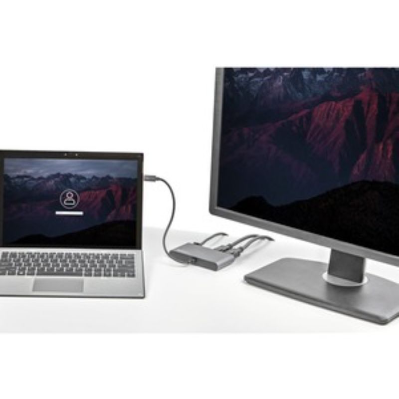 Startech Thunderbolt 3 Mini Dock - Portable Dual Monitor w/ DP 4K 60Hz - 2X USB