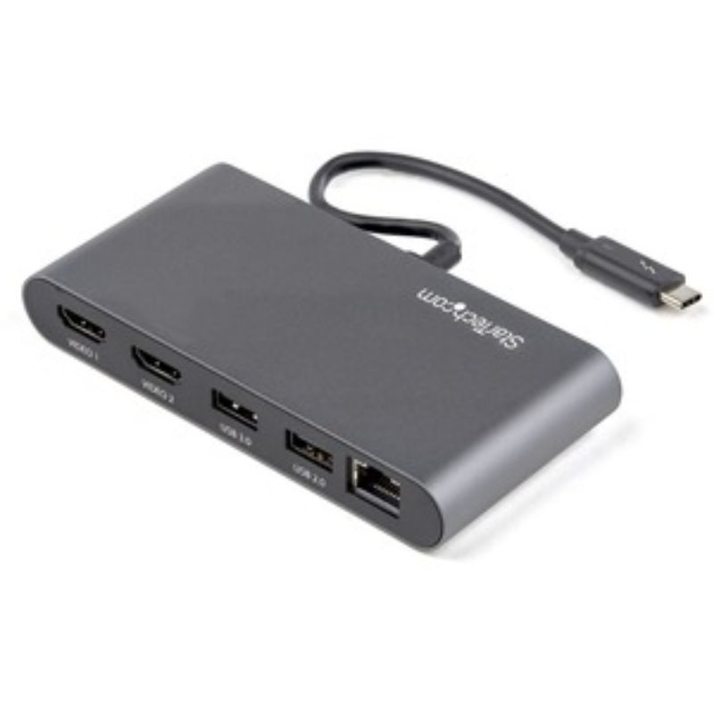 Startech Thunderbolt 3 Mini Dock - Portable Dual Monitor w/HDMI 4K 60Hz - 2X US