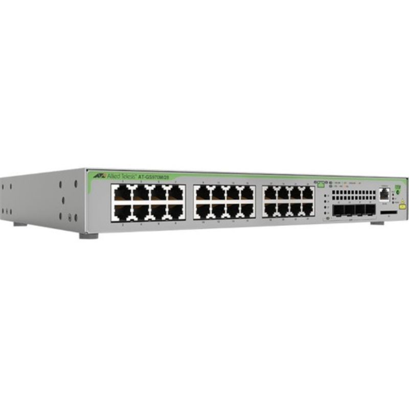 Allied Telesis CentreCOM GS970M/28 Layer 3 Switch - 24 Ports - Manageable - Gig
