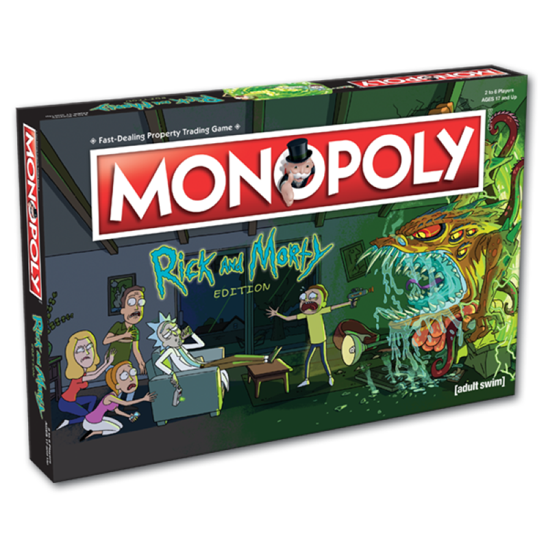 Rick and Morty Monopoly - Winning Moves
