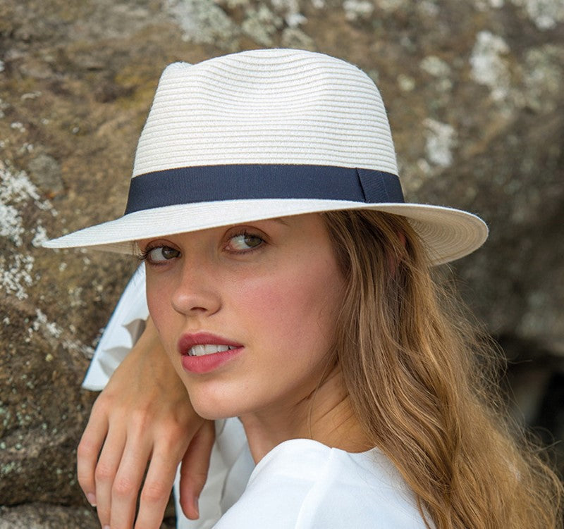Hat - Unisex Fedora - IVORY 58CM