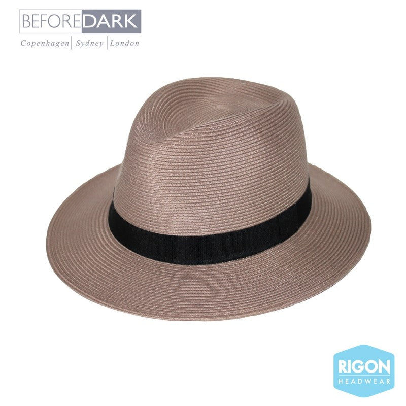 Hat - Unisex Fedora - TAUPE 58CM