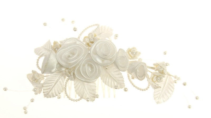 Bridal Headpiece - White - Smartfox
