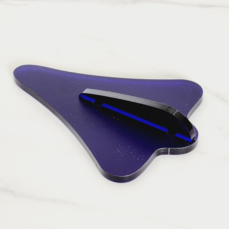 Colorful set of 9 jet plane wall art pieces in acrylic, perfect for kids' rooms and moisture-prone areas.