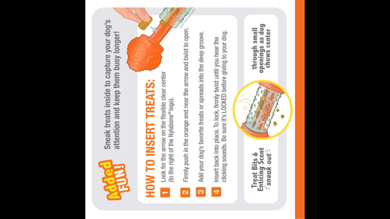 Dog Toy - Strong Chew Sneaky Snacker Chew & Treat Toy - Giant