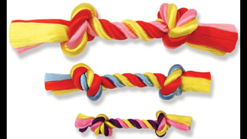 Dog Toy - Flossy Chew Bone Extra - Med