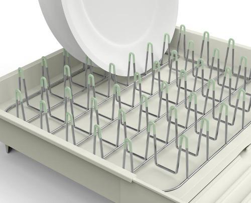 Extend Dish Rack (Light Stone/Sage) - Joseph Joseph