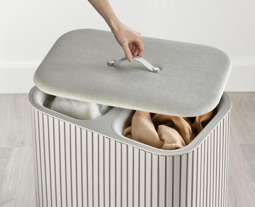 Tota Luxe 90L Laundry Basket (Ecru) - Joseph Joseph