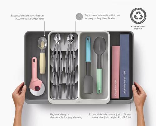 DrawerStore Expanding Tiered Tray - Joseph Joseph