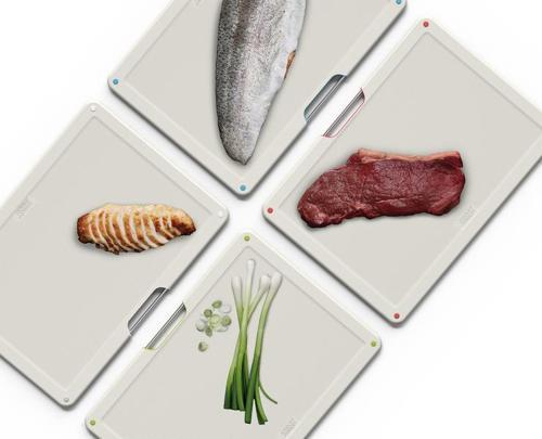 Folio Steel 4-Piece Board Set (Light Stone) - Joseph Joseph
