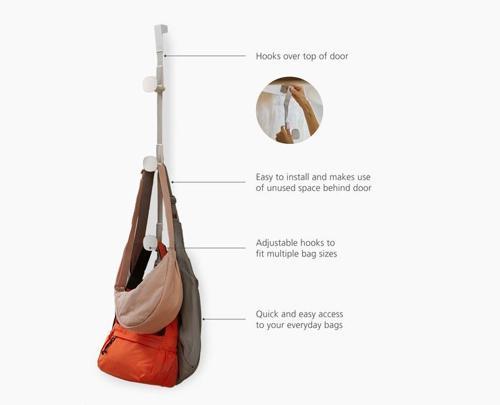 Orderly Over-door bag storage - Joseph Joseph