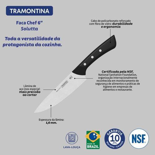 Solutta Chef Knife 15.6cm - Tramontina