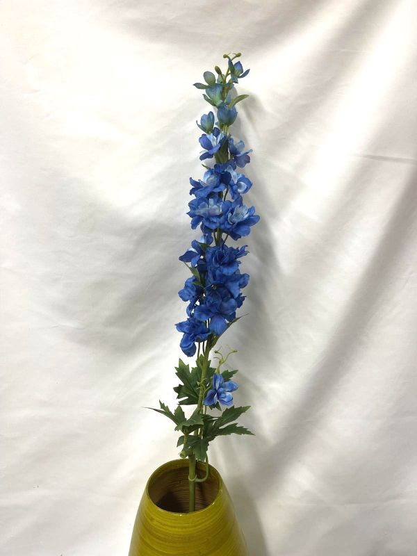 Artificial Flower Stem - Large Delphinium (Blue)