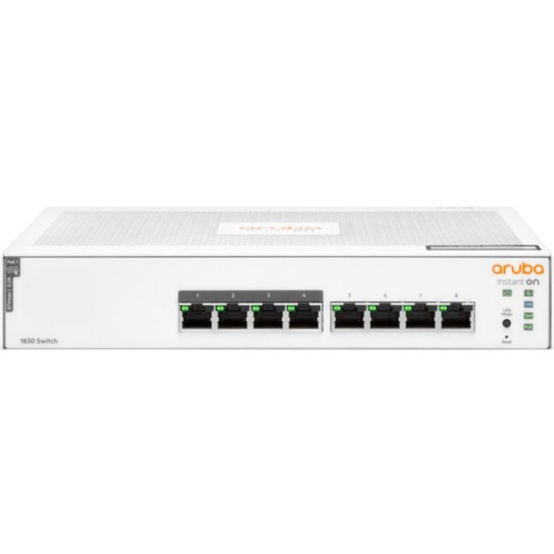 Aruba Instant On 1830 8G 4p Class4 PoE 65W Switch - 8 Ports - Manageable - Gigab