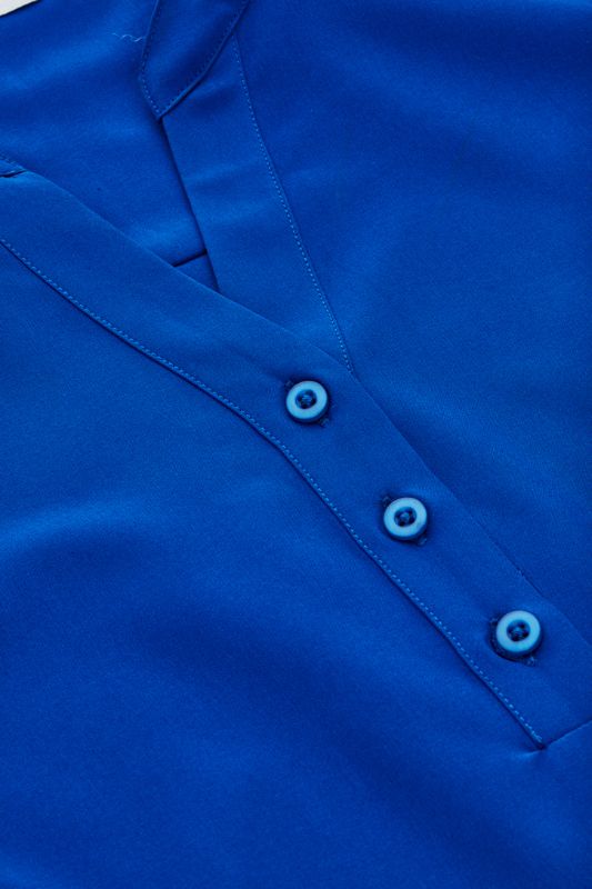 Womens Florence Plain S/S Tunic - Electric Blue (Size 30)