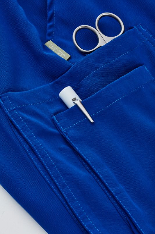 Mens Avery Straight Leg Scrub Pant - Electric Blue (4XL)