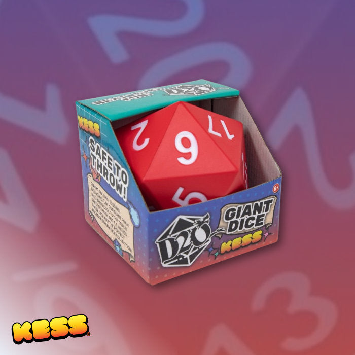 Foam Dice: D20 - Red