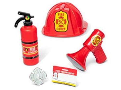 Fire Chief Role Play Costume Set Melissa & Doug Pack of 3